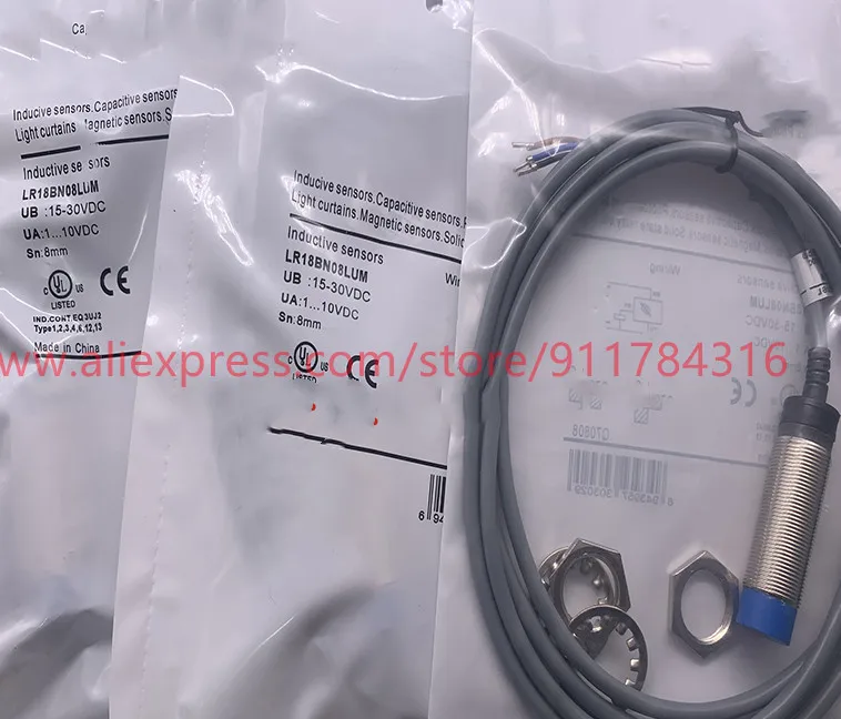 

3PCS New High Quality Analog Proximity Switch LR18BN08LUM