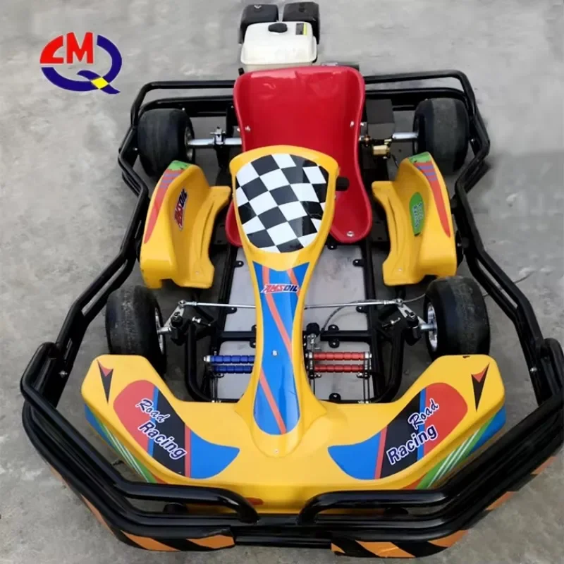 LMQ-Cheap Go Kart Quadros para Adultos, passeios de diversões, elétricos ou gasolina, venda quente