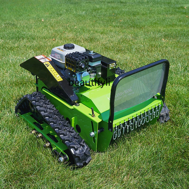 Crawler remote control mowing automatic orchard lawn mowing gasoline engine