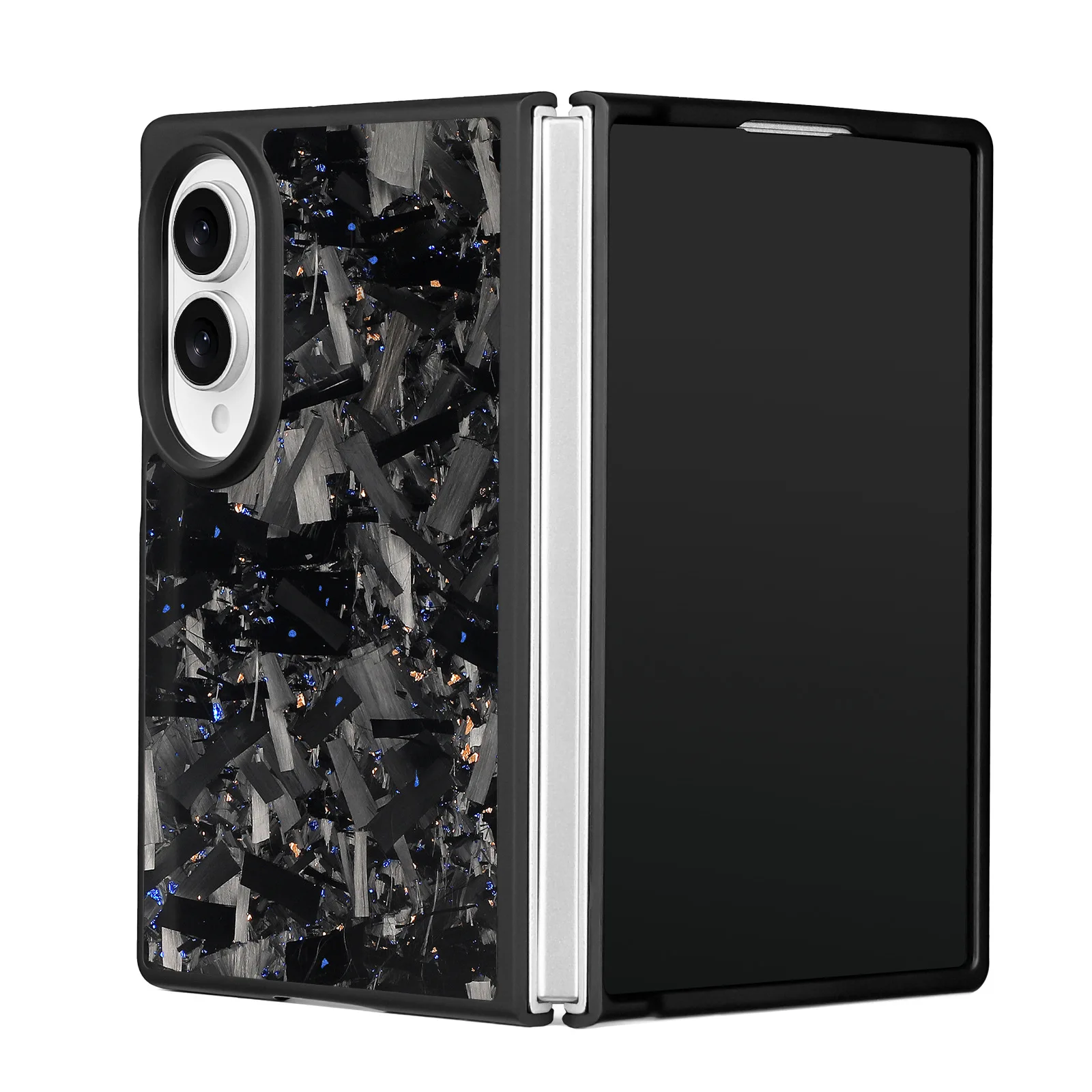 Newest Magnetic Real Forged Carbon Fiber Case For Samsung Galaxy Z Fold 8 Protective Phone Back Cover With MagSafe