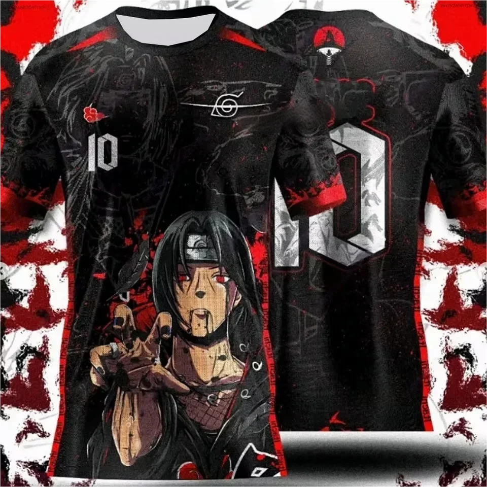 

Anime 3D Print Sport Quick Dry Breathable T-shirt Harajuku Adult Football Team Jersey Parent-child Boy Girl Short Sleeve Kid Top