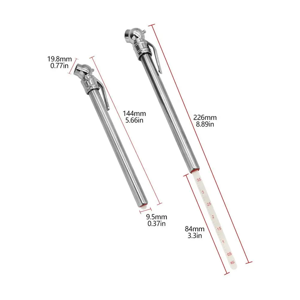 Auto Car Tyre Tire Air Pressure 5-50PSI Mini Test Meter Gauge Pen Quick Check Tire Pressure Tool For Vehicle Motor