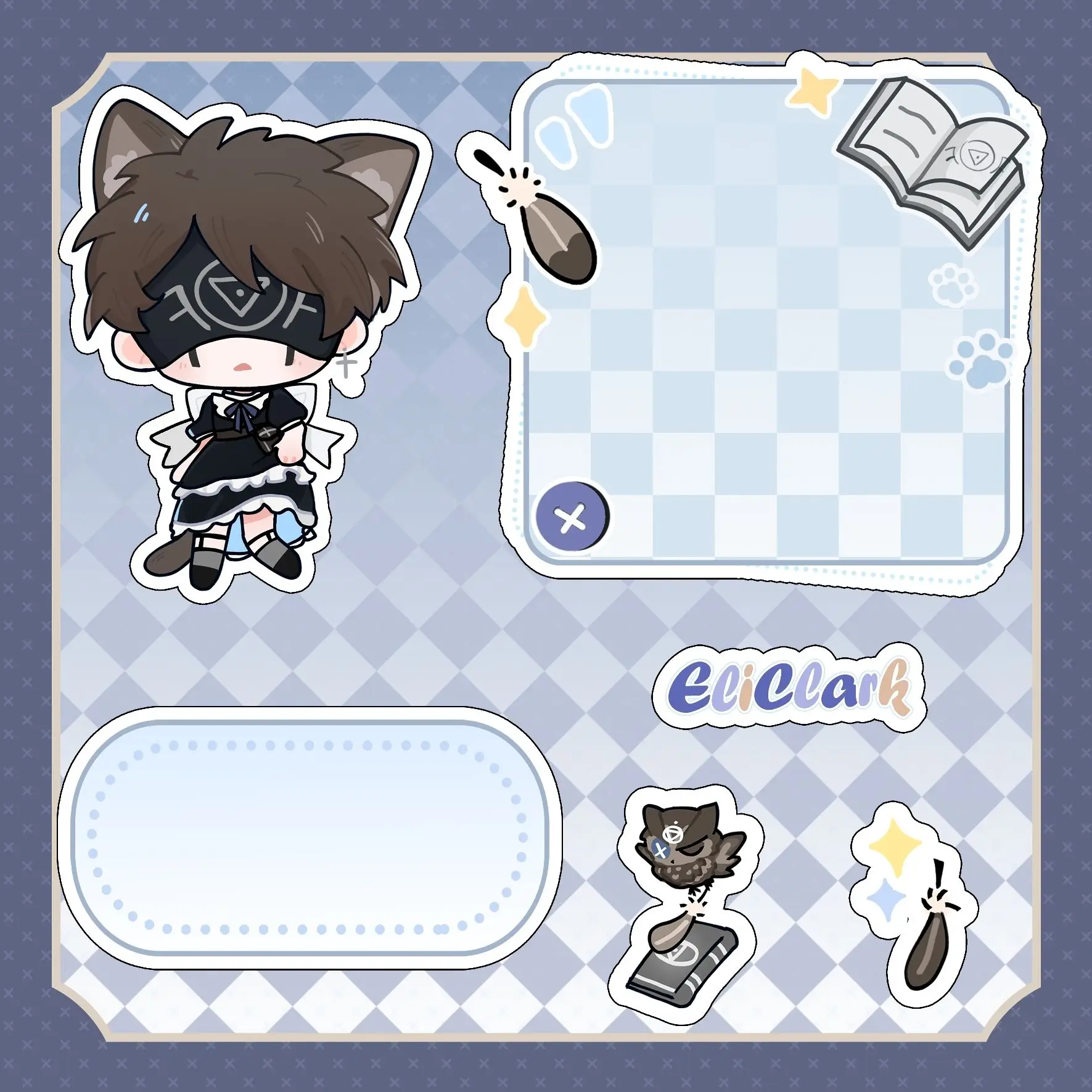 

Anime Game Identity V Seer Eli Clark Acrylic Stand Model Plate Desk Standing Sign Desktop Mascot Cosplay Accessory Gift