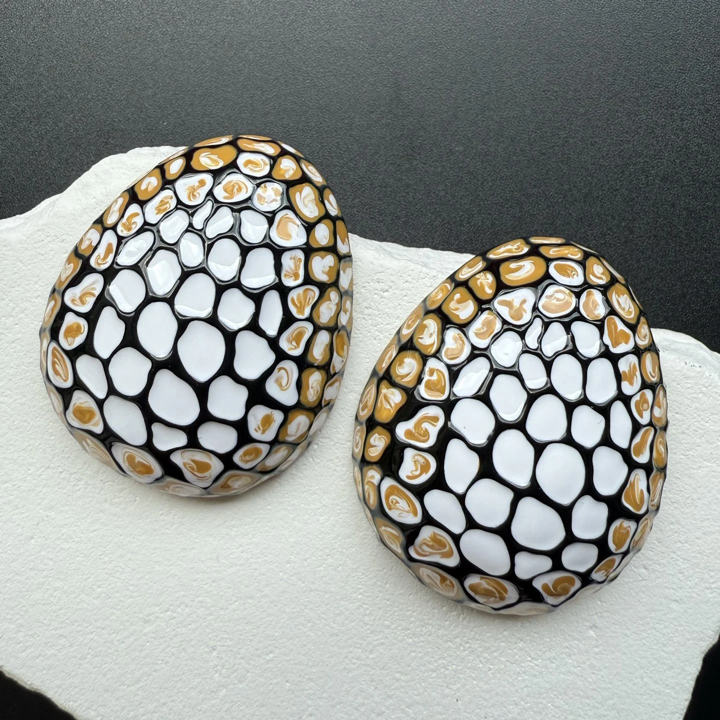Fashion Top Quality Designed Egg Shape Earrings Women Luxury Jewelry Trend