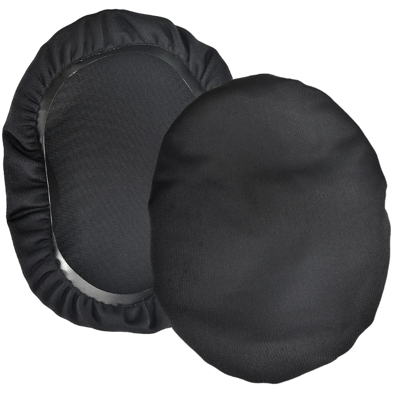 2pcs Stretchable Headphones Earpads Covers, Washable Ear pads Sweat Guards for Enhanced Hygiene and Comfort Use