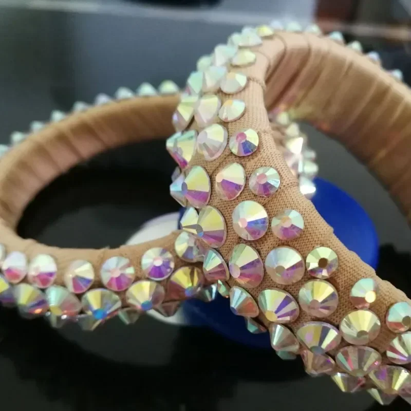 customized Diamond Belly Dance Accessories Performance Bracelet Versatile Bracelet Shining Handmade Latin Dance Performance