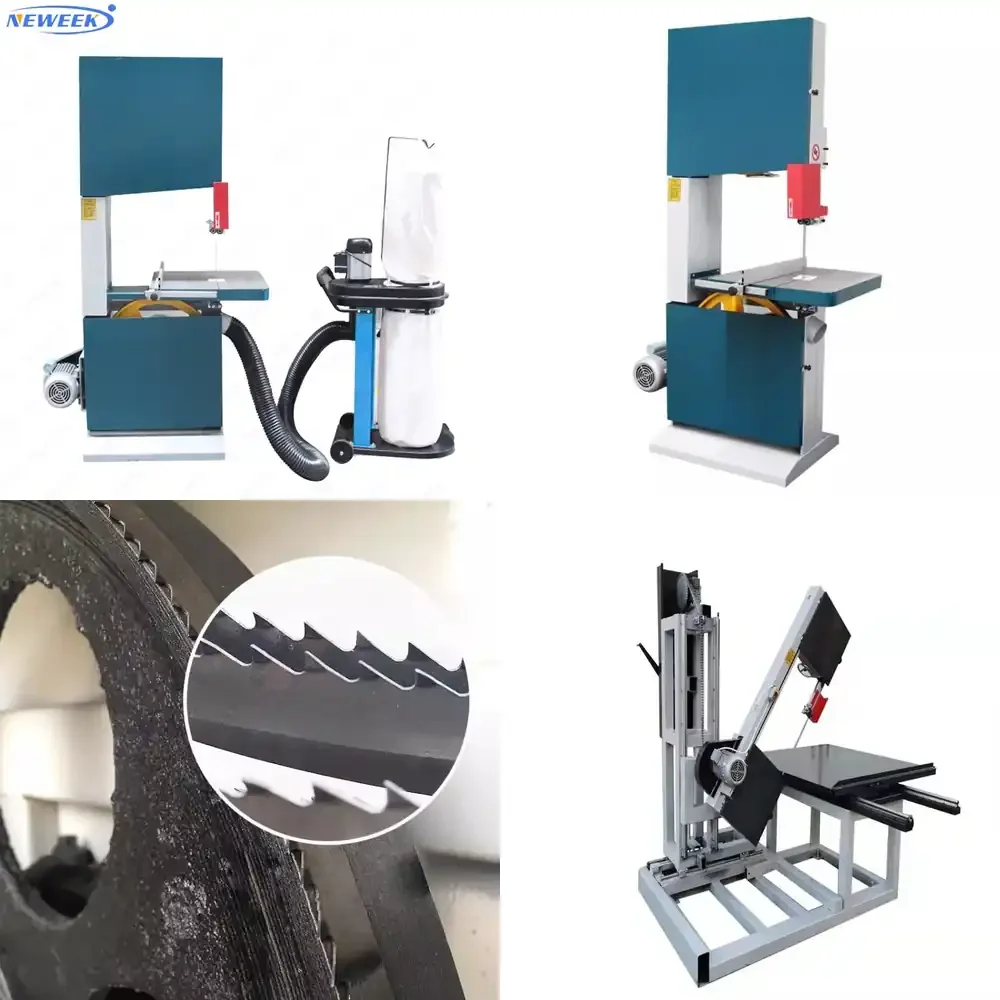 

NEWEEK Toilet Paper Roll Cardboard Cutting Machine Benchtop Band Saw Mill Wood Cutting Band Saw