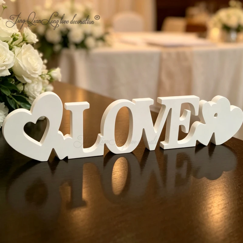 Custom Name Stand-up Letters Wall Decor Love Sign for Valentine's Day Wedding Personalized Gifts Romantic Home Decor