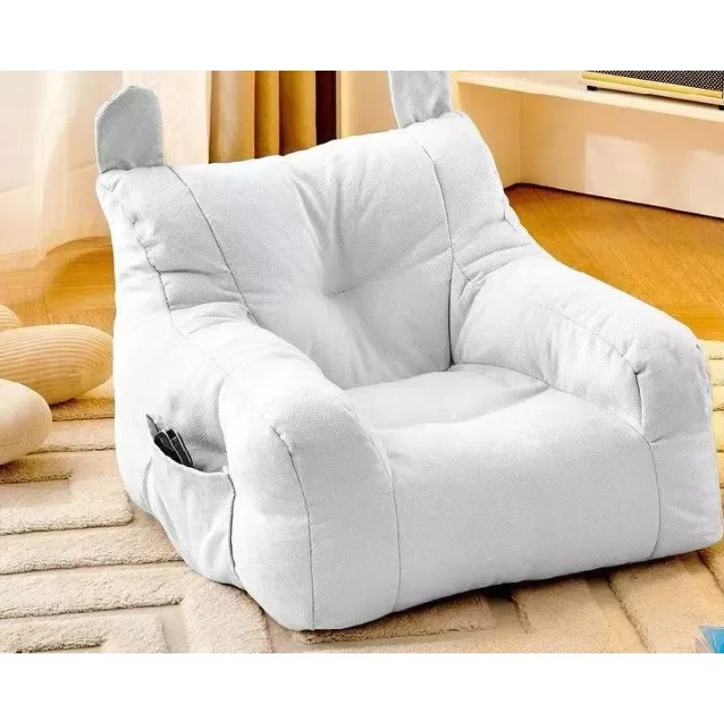 子供用読書コーナーアームチェア、幼児用男の子女の子用ソファチェア、取り外し可能なパッチ付き快適な布張り子供用椅子