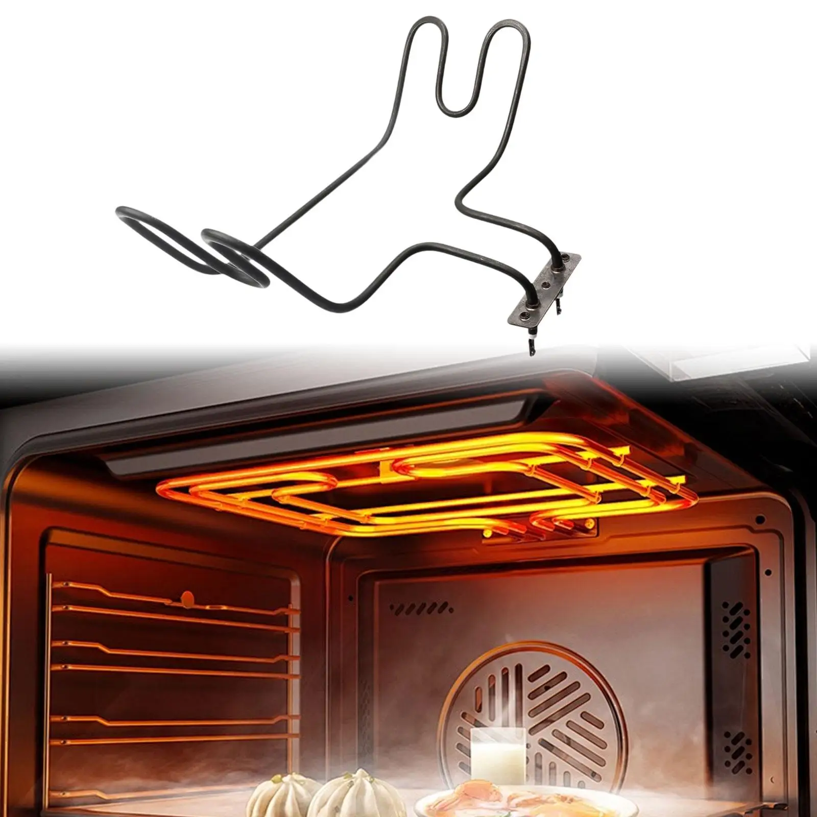 

Часть нагревательного элемента гриля 1650 Вт, нагревательный элемент, вертикальный сменный портативный нагревательный элемент