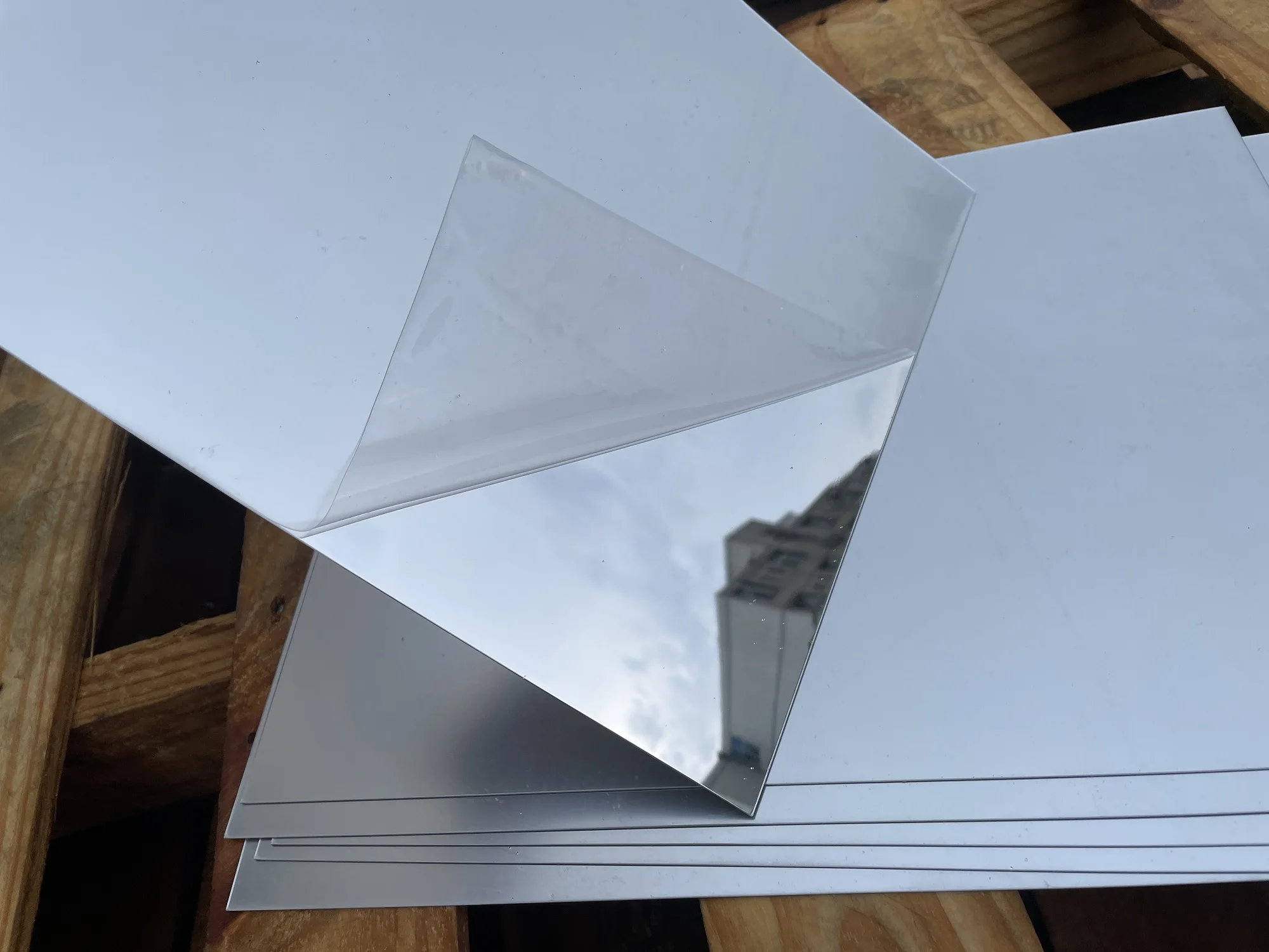 miroir rectangulaire en argent 1 mm La Solution Idéale pour une Décoration Murale Élégante et Lumineuse