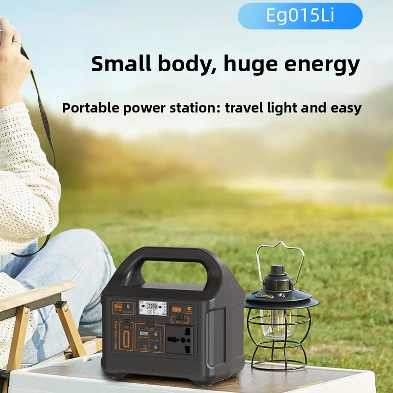 200W Portable Power Station 153.6Wh LiFePO4 Battery AC 220V/110V for Outdoor Camping Home Backup Emergency