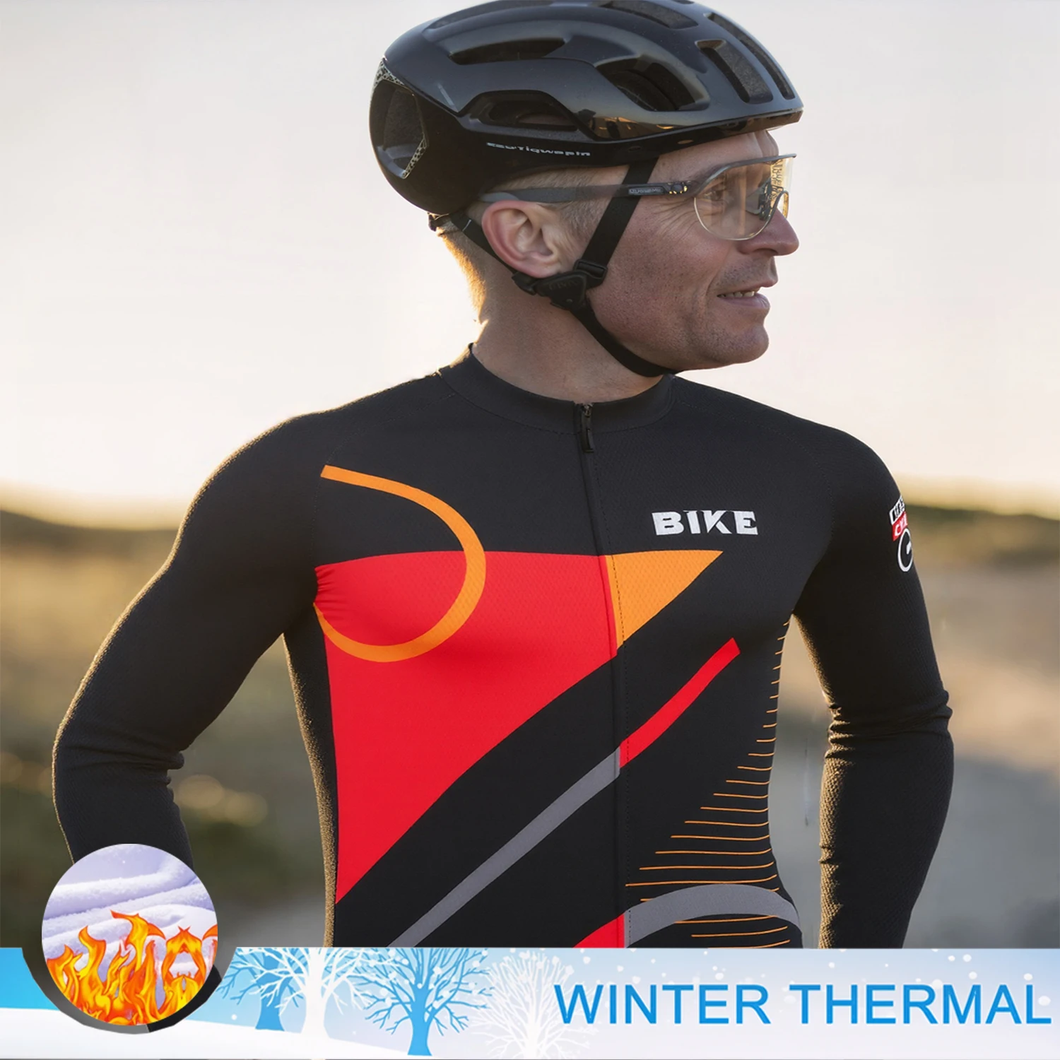 

Road Bike Clothes Man Cycling Winter Men Cycling Culotte Mtb Clothing Men Thermal Bicycle Clothing Men's Sports Set Male Shirts