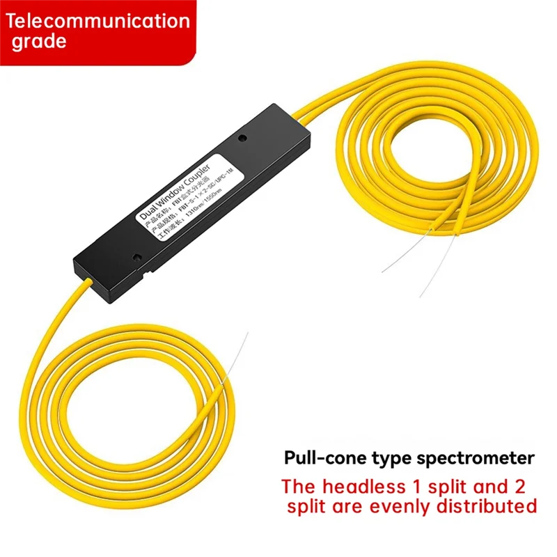 B04B-Faser Optic Pigtail Splitter 1/2 FBT Dual Fenster Koppler Für Faser Kommunikation System