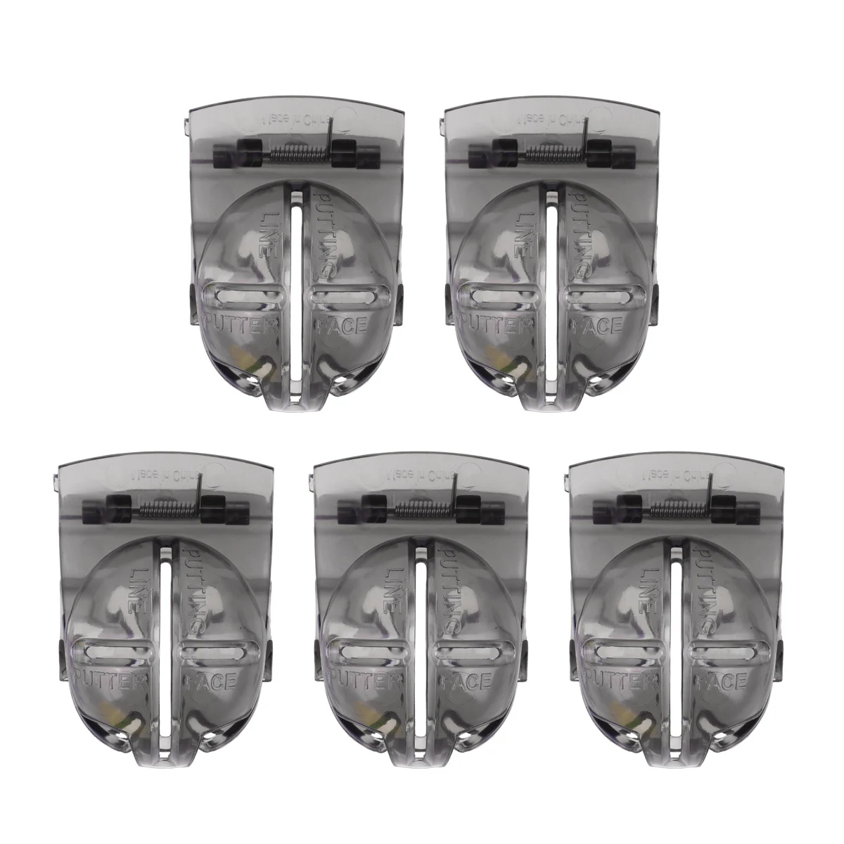 

5 Pcs Ball Liner Marker Tool for Drawing on Balls Ball Liner Template Black Small Golf Training Aid