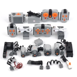 Technical MOC Power Functions Parts Servo Train Buggy Motor Set 8293 IR Remote Compatible With 88003 8881 8886 8293 8883 5292