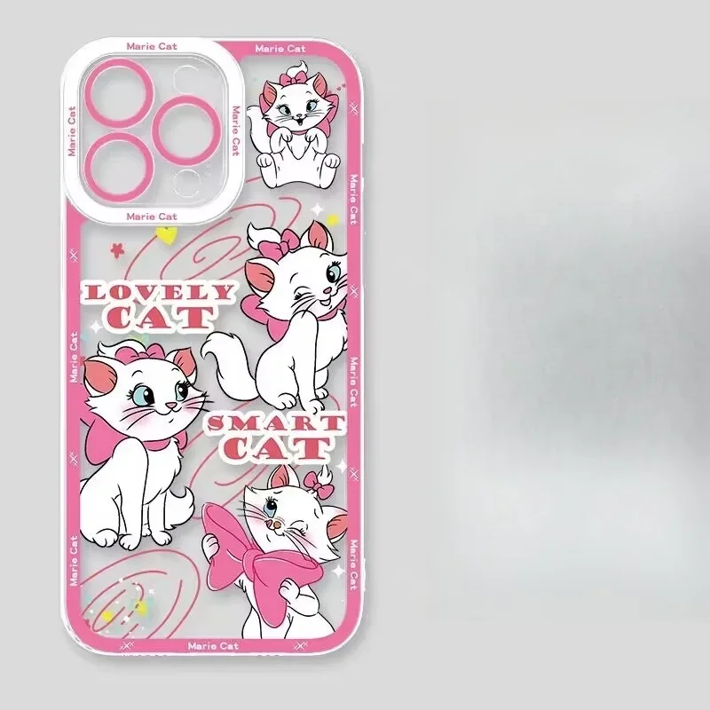 Disney Marie Cat Phone Case For OPPO Realme 15 Pro C85 Pro C75 C71 C63 C61 C65 C53 C65 C67 C53 C55 C35 5G Transparent Case - view 6