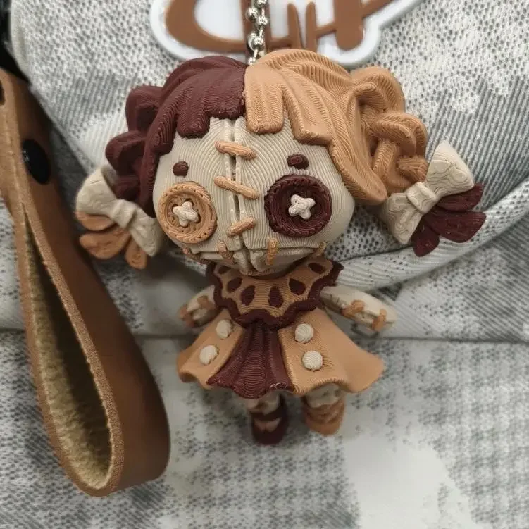 Popular Horror Doll Figurine 3D Printed Full Body Articulated Dark Gothic Style Keychain Pendant Doll