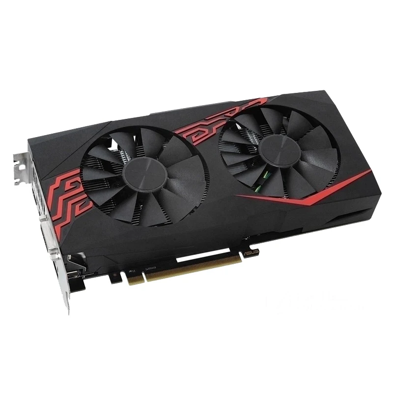 بطاقة رسومات الألعاب ASUS GeForce GTX 1060 سعة 6 جيجابايت Dual-Fan OC Edition VR Ready Dual HDMI DP 1.4