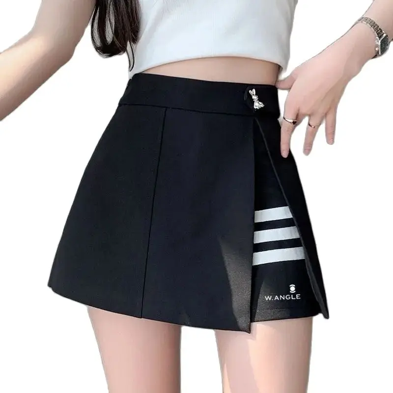 

Summer Women's Golf Wear 2024 Korean Luxury Golf Skirt Fashion High Waisted A-word Short Skirt Golf Clothing Women Skirt Pants