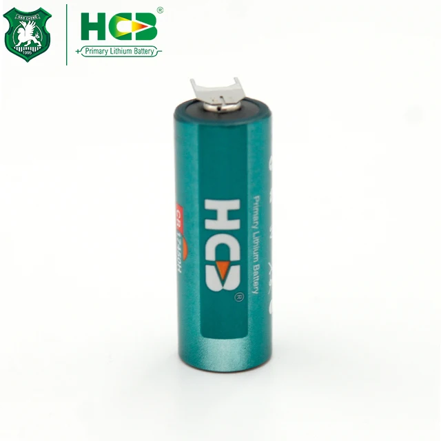HCB CR17450 3.0V 2400mAh 4/5A Size Long Shelf Life Primary Battery for Smoke Sensor and Smart Water Meter