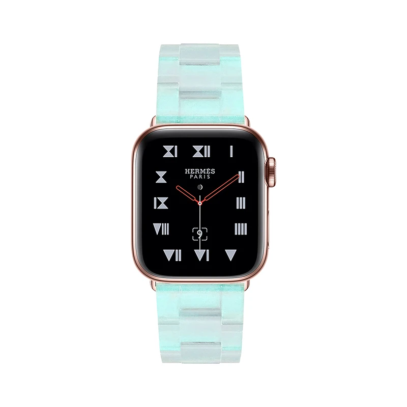 استبدال 3 الخرز الراتنج حزام ساعة اليد الفرقة لساعة أبل سلسلة 10 42 مللي متر/9 8 7 41 مللي متر/6 5 4 SE SE (2022) SE (2023) 40 مللي متر/3 2