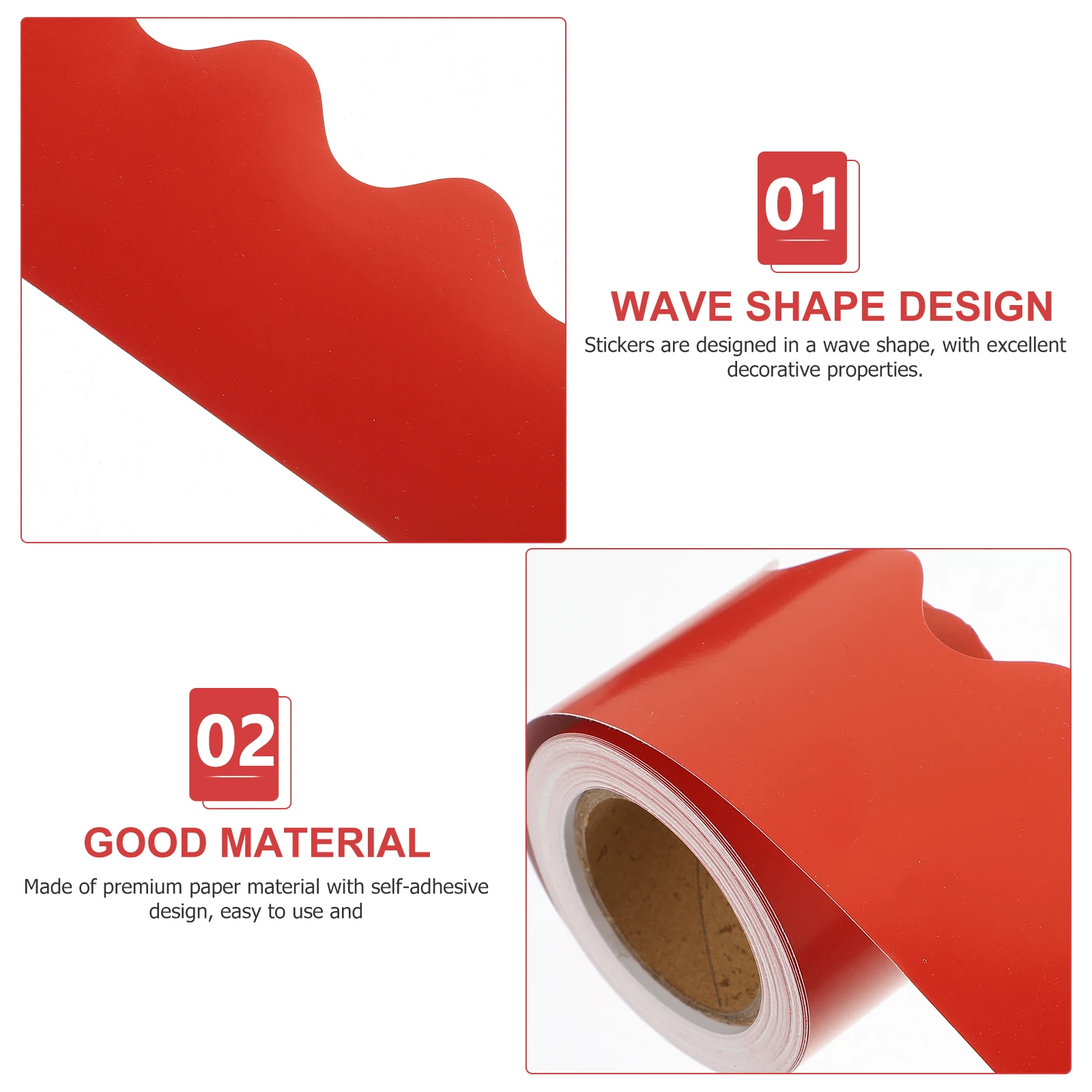 

Wear-Resistant 10m Decor Paper for Bulletin Boards Classroom Trim