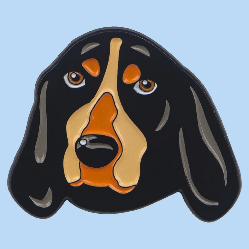 Pin esmaltado para perro mascota, insignias en mochila, alfileres de solapa, broches en ropa, regalos para amigos, accesorios de joyería