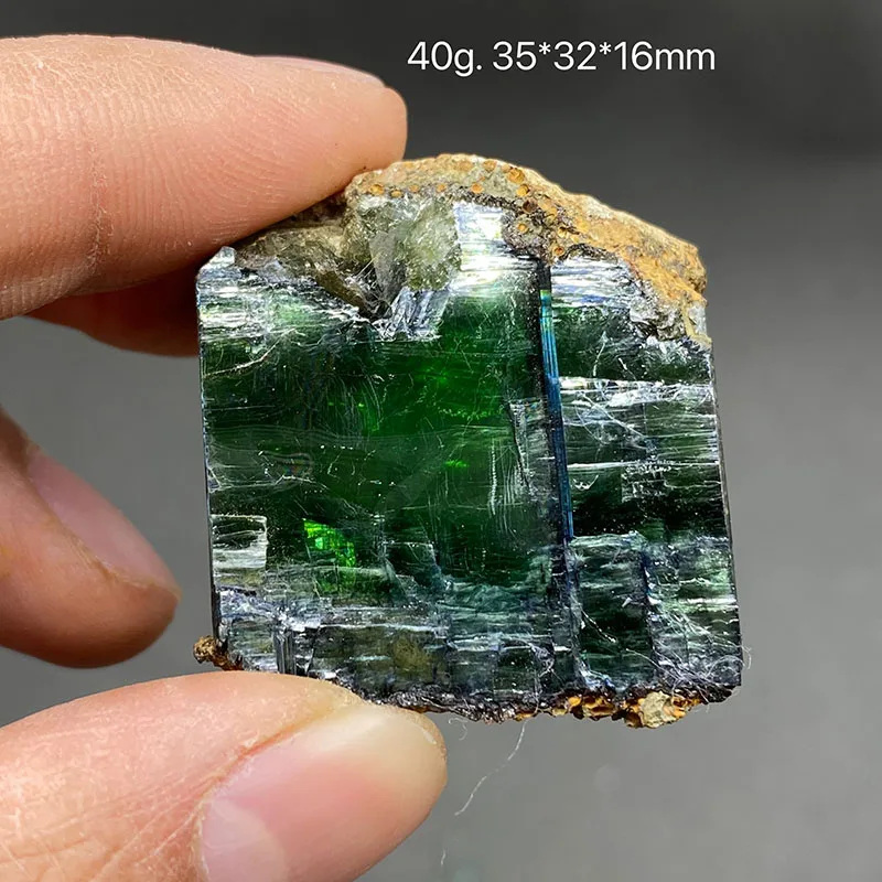 100% natuurlijke zeldzame brazilië Vivianiet (blauwe ijzeraarde) minerale specimen stenen