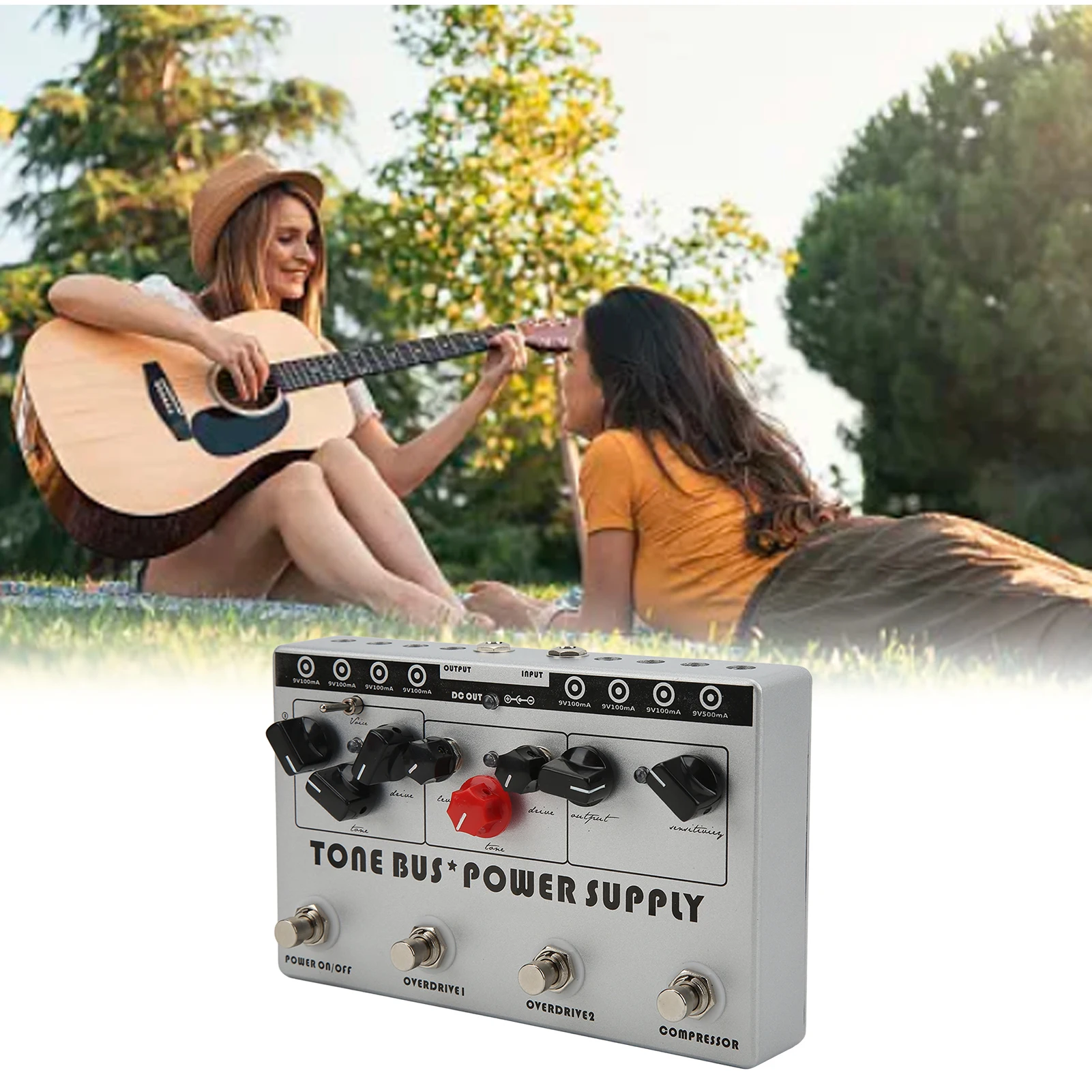 8 Efecto de fuente de alimentación de salida Procesador multiefecto Bus 8 Fuente de alimentación de salida Pedal de efectos de combinación de guitarra 9V