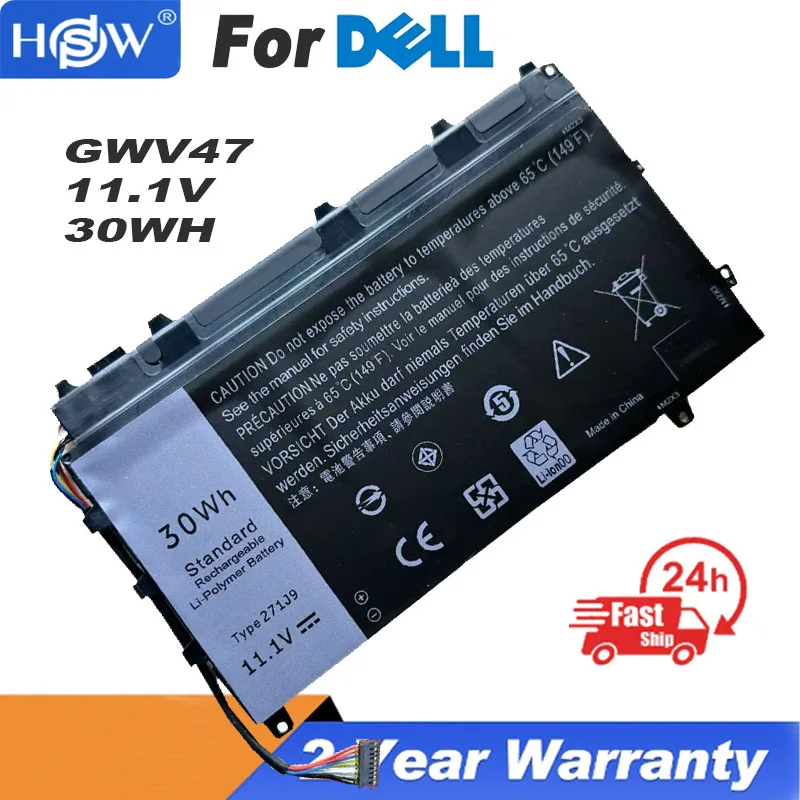 

New 271J9 Laptop Battery For DELL Latitude 13 7000 7350 GWV47 0GWV47 YX81V 11.1V 30WH