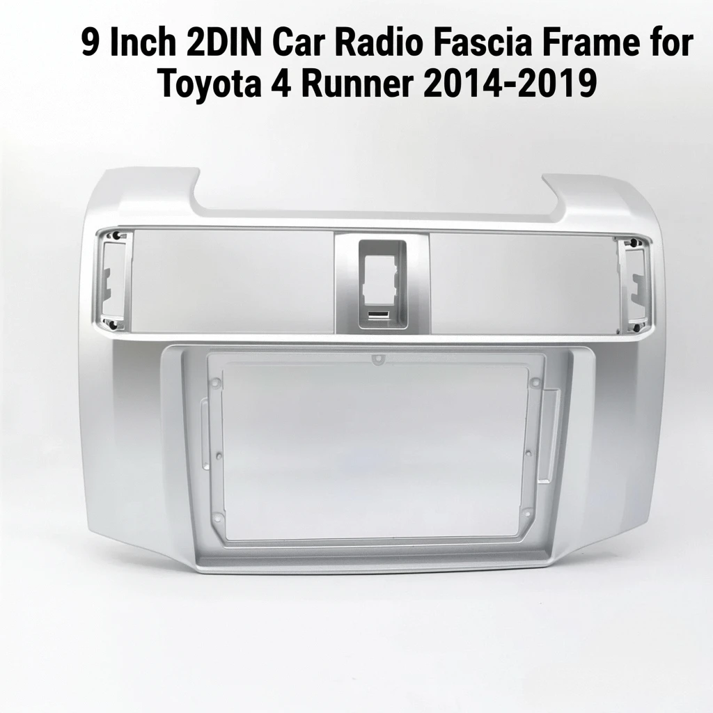 

9-дюймовая рама автомобильного радиоприемника 2DIN для Toyota 4Runner 2014-2019, адаптер приборной панели, комплект отделки для установки