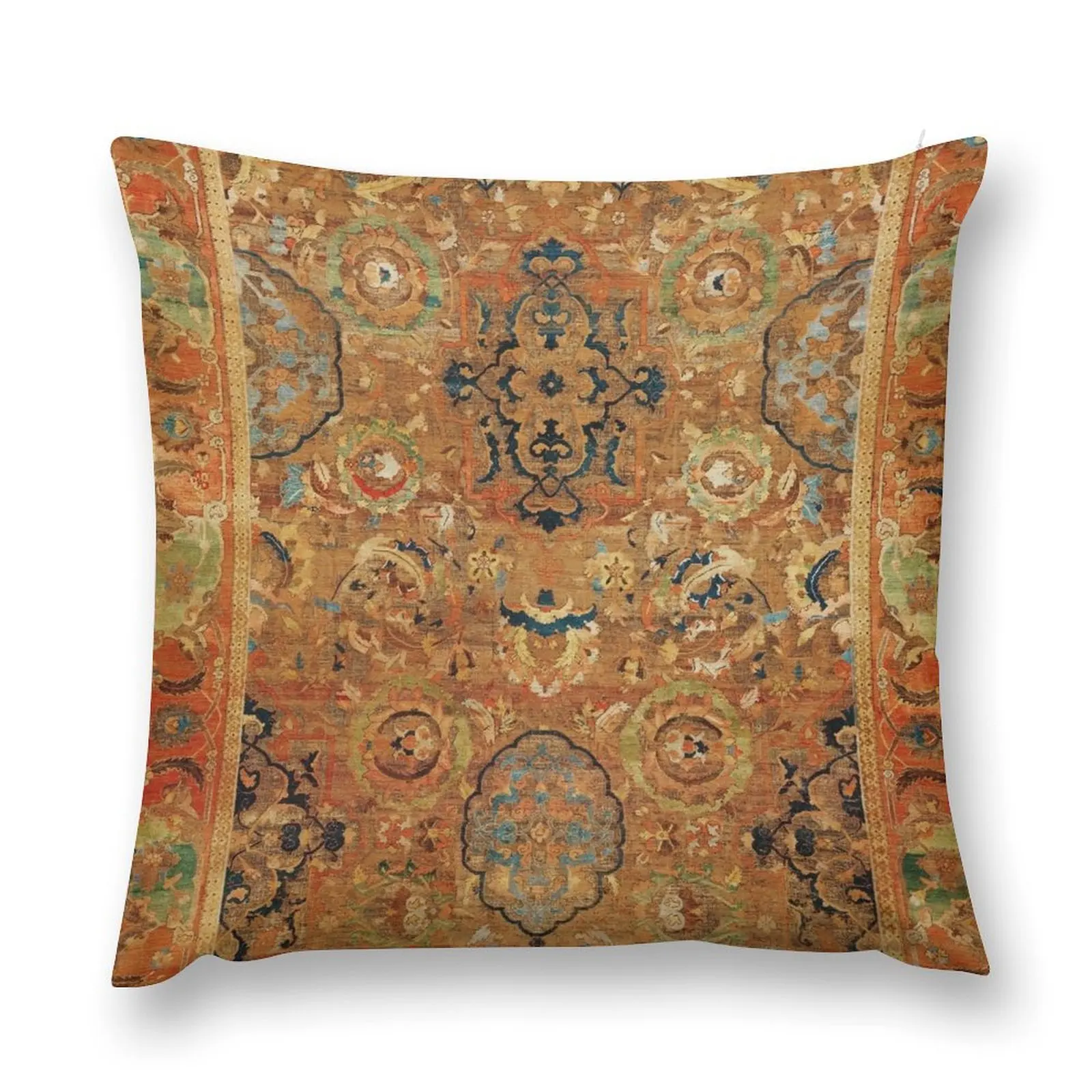 

Doria Antique Persian Carpet Print Throw Pillow Throw Pillow Covers Sofa Decorative Covers pillow