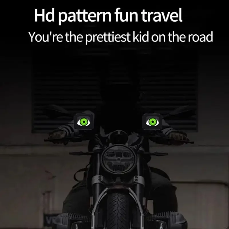 IP67 كتيمة LED الزجاج الإشعاعات طريقة متعددة وامض عدسة ABS للسيارات والدراجات النارية #4