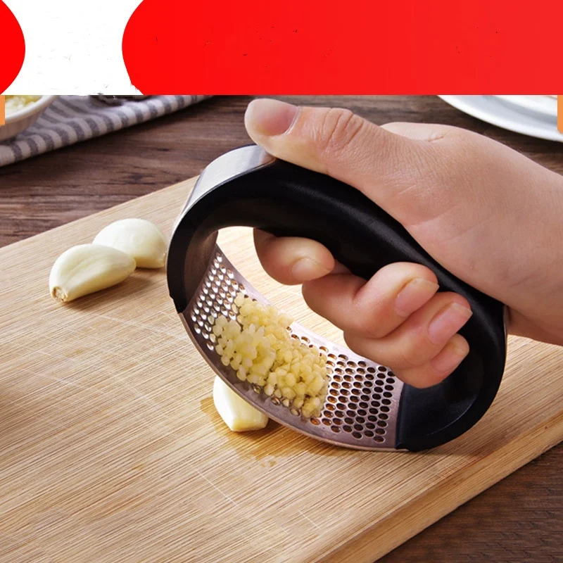 

Stainless Steel Manual Garlic Mashing Press, Multifunctional Household Mashed, Squeezing Tool, Kitchen