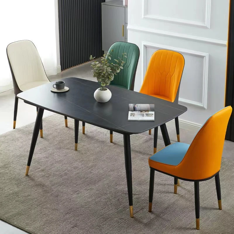 Nordic light luxury dining chair home dining table chair simple modern fast food chair leisure chair negotiation table chair