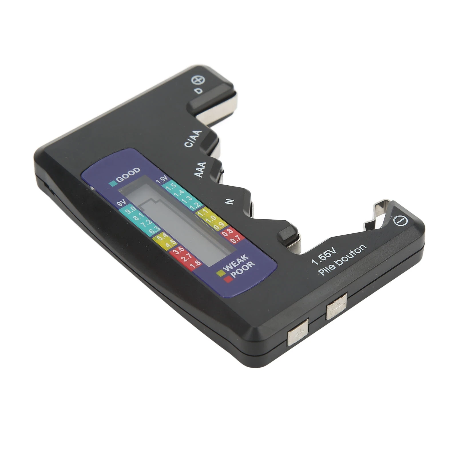 Digital Battery Capacity Gauge Tester Universal D C N AAA AA 9V 1.5V Button Cell Analyzer