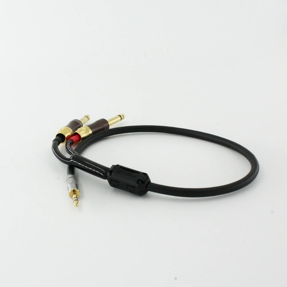 

Premium Gold-Plated 3.5mm to Dual RCA Audio Cable - OFC Dual-Shielded HiFi Interconnect for Signal Conversion​