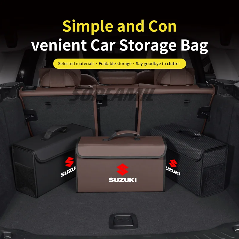 

Suzuki Ignis Jimny SX4 S-Cross Swift Vitara Aito Baleno Celerio Ciaz Equator Ertiga Samurai Car Trunk Organizing And Storage Box