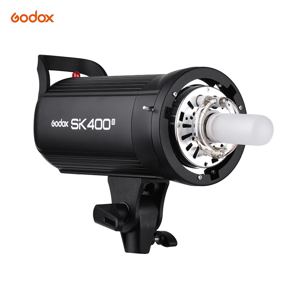 Professional Compact 400Ws Studio Flash Strobe Light Built-in Godox 2.4G Wireless X System GN65 5600K with 150W Modeling Lamp