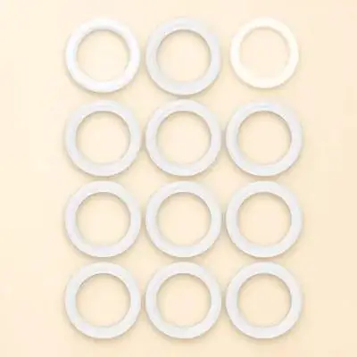 

10 Pcs Foam Ring Decoration Diy Crafts Supplies Blank Foams Circle Model Bubble for Wreath Frame Design