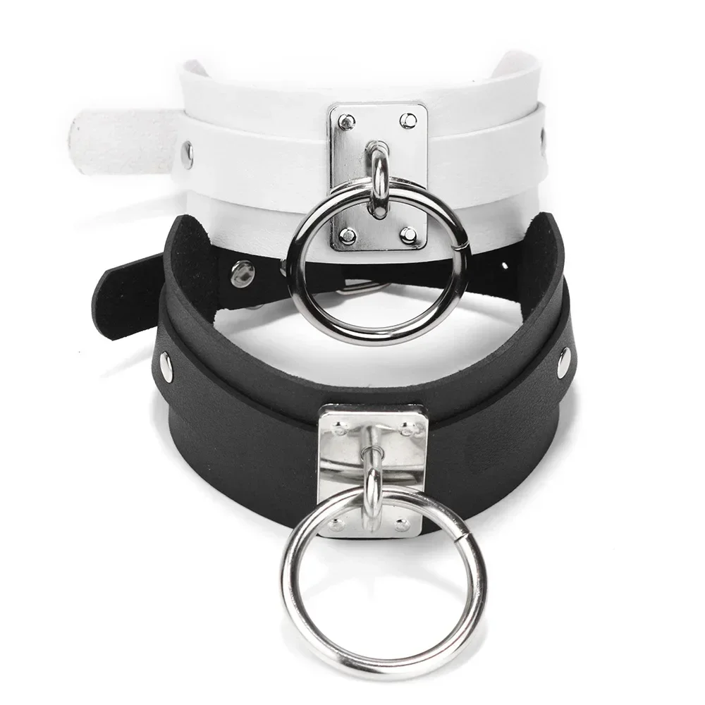 

O-shaped Giant Metal Belt Leather Single Ring Necklace Wild Nightclub Chain Wholesale Cross-border Belt Accessories