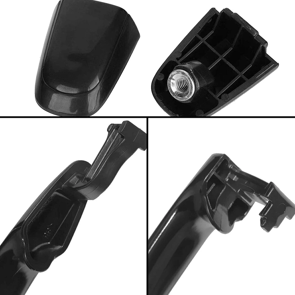 AB96-Exterior Rear Sliding Door Handle 69213-08020 For Toyota Sienna 2004-2010 Left/Right Driver/Passenger Side Black