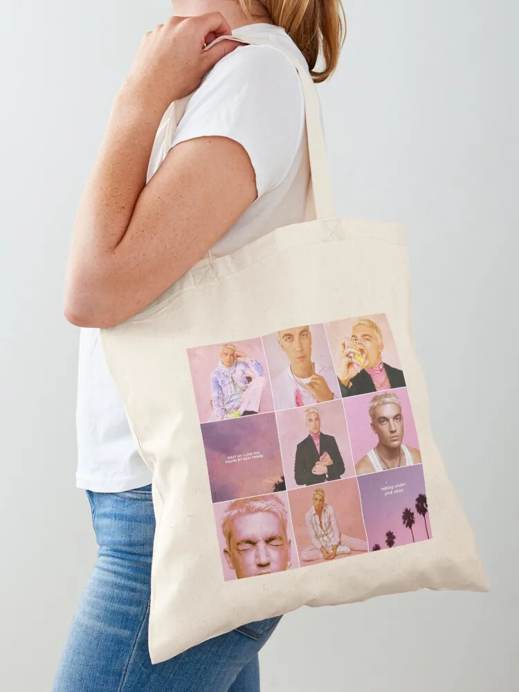 

LANY Paul Klein Wonderland Pink Tote Bag Women bags shopping bags foldable shopping bag Women's tote bag