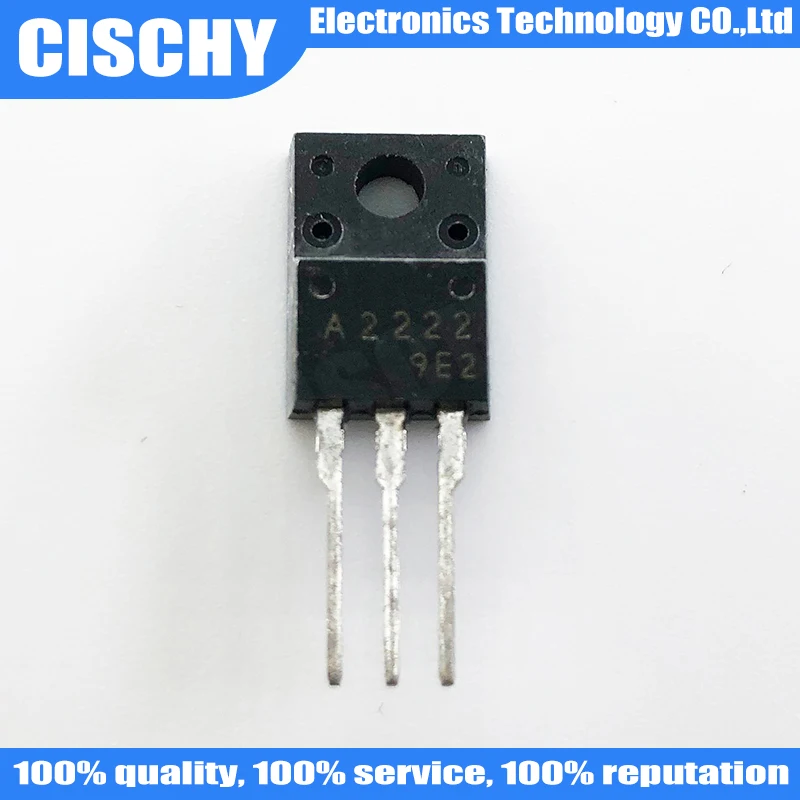 10pcs/lot=5pair (5pcs A2222 + 5pcs C6144)  2SA2222 2SC6144 TO-220F In Stock
