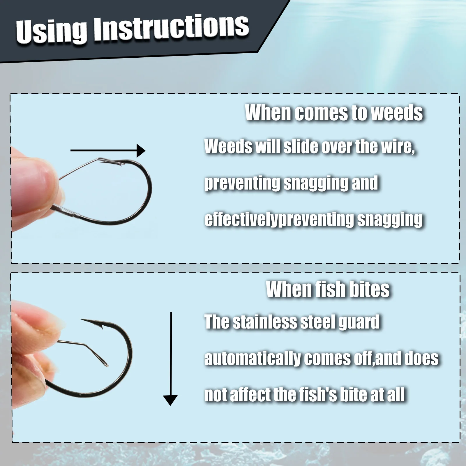 9 كجم قطرة النار الأعشاب هوك أحمق تلاعب السنانير دودة هوك البحر باس الصيد هوك لتزوير أحمق #6