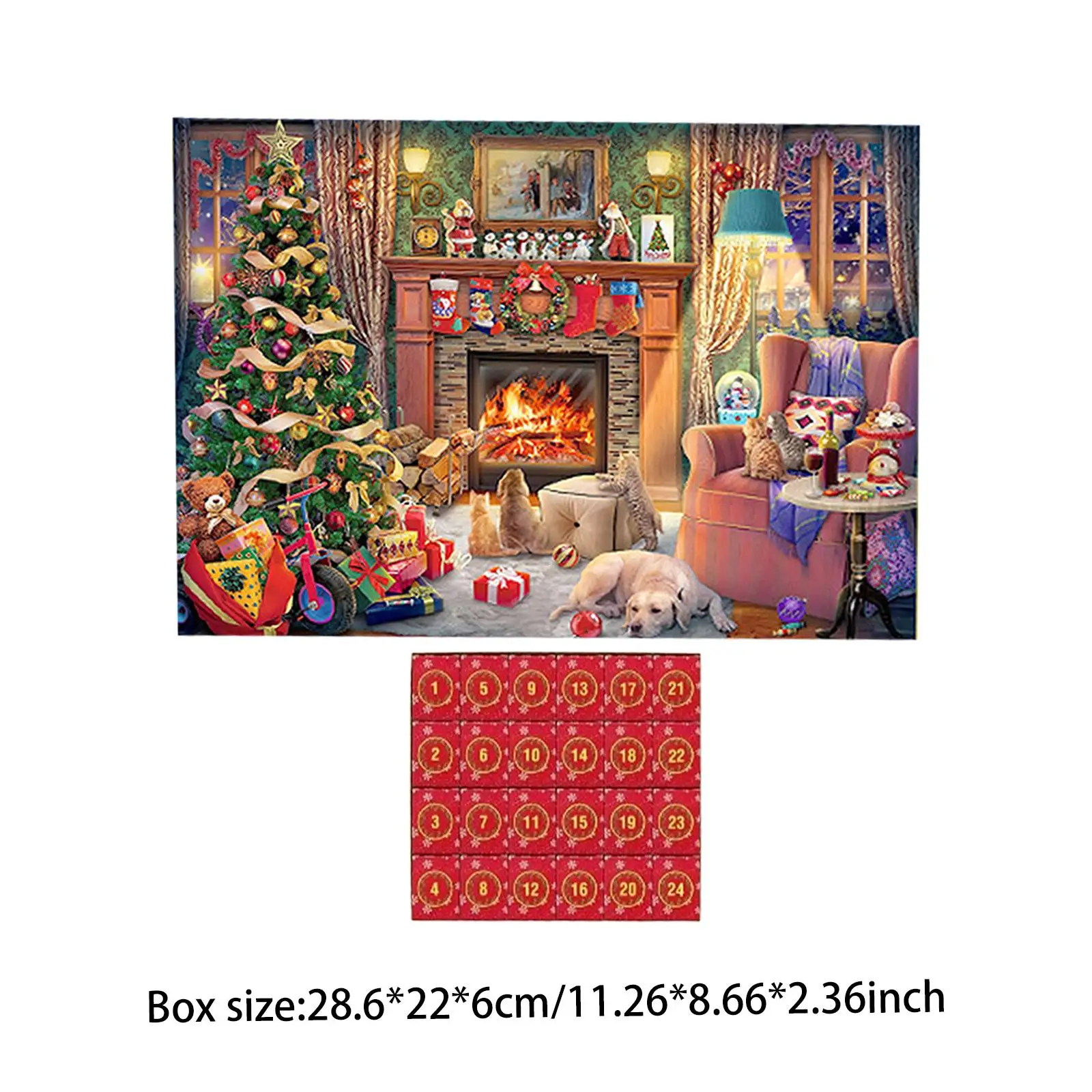 Calendrier de l'Avent Puzzle de Noël, Puzzle DIY, Jeu familial, Faveur des travailleurs, Thankconviviale ing, Cadeau d'anniversaire, 1008 pièces