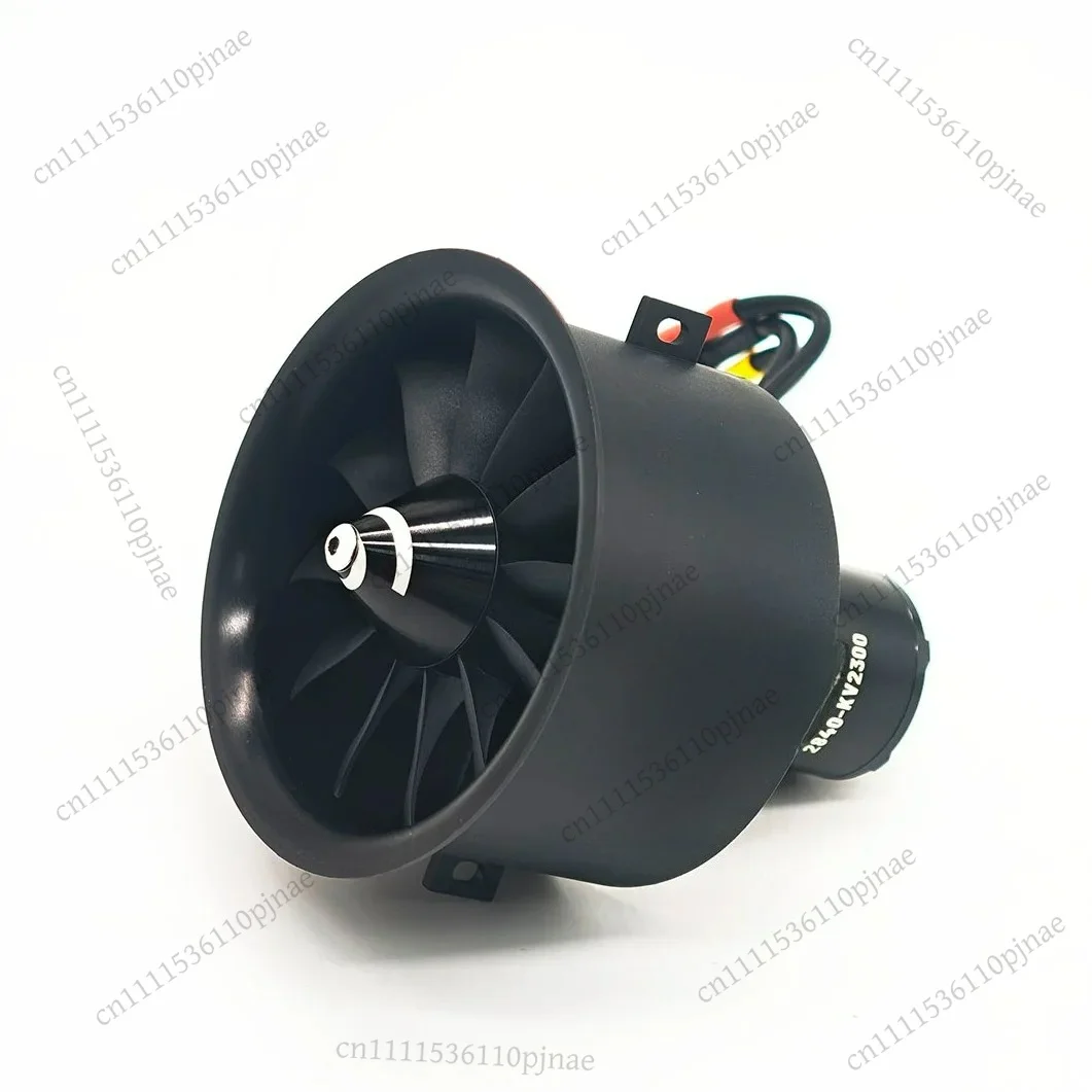RC Airplane Power System 64mm 12-Blade Ducted Fan 6S High Speed 2840 KV2300 Outer Rotor Brushless Motor