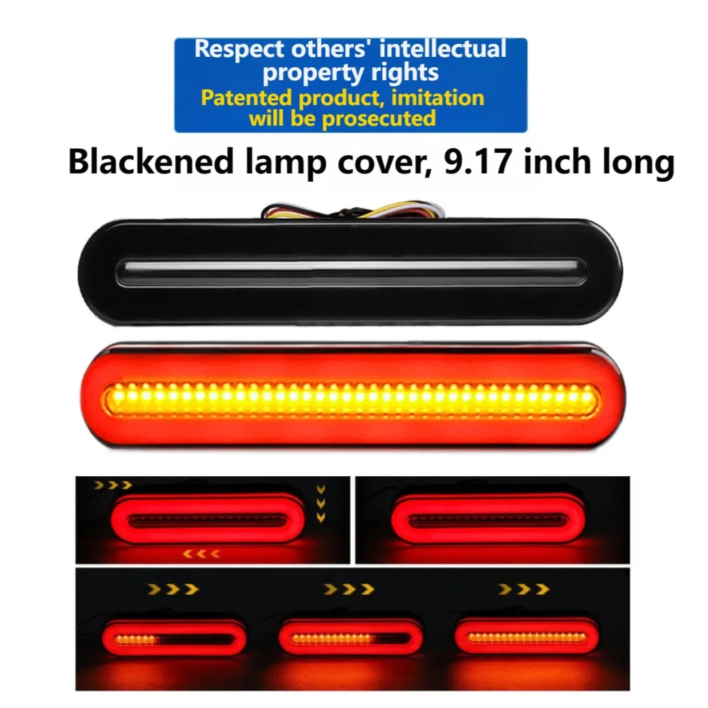 0.03A LED Tail Light 0.03A Low Current 100 LED Beads 800LM Luminous Flux ABS PC Material Bonding Encapsulation Technology