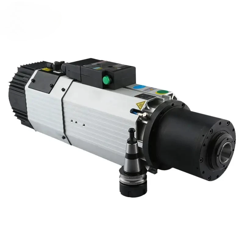 ATC 9KW 380V 24000 RPM 12000 RPM ISO30 luchtgekoelde spilmotor met VFD